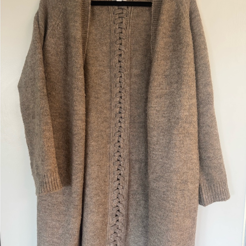 Vince Women's Taupe Cardigan Sweater